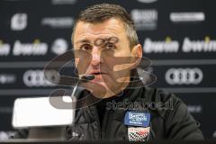 3. Liga; FC Ingolstadt 04 - 
Rot-Weiss Essen; Pressekonferenz Interview Cheftrainer Michael Köllner (FCI)