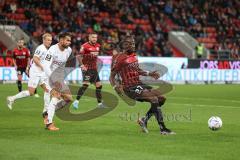 3. Liga; FC Ingolstadt 04 - FSV Zwickau; Moussa Doumbouya (27, FCI) Ziegele Robin (4 FSV)