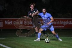 Landesliga - Saison 2026/27 - SV Manching - VFB Durach - Marcel Thiel blau Durach  - Luca Bienek (Nr.16 - SV Manching) - Foto: Meyer Jürgen