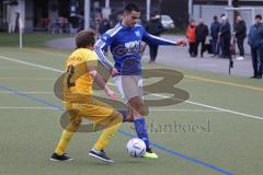 Kreisklasse- Saison 2022/2023 - TSV Ingolstadt Nord - FC Gelbelsee - Kerem Düzgün blau Ingolstadt - Juergen Regler gelb Gelbelsee - Foto: Meyer Jürgen