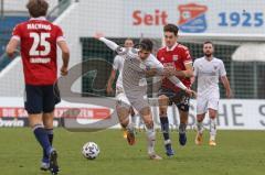 3. Liga - SpVgg Unterhaching - FC Ingolstadt 04 - Merlin Röhl (34, FCI) Fuchs Alexander (35 SpVgg)