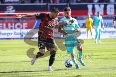 3. Liga; FC Ingolstadt 04 - TSV 1860 München; Pascal Testroet (37, FCI) Kurt Kaan (2 TSV)