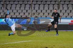 3. Liga - TSV 1860 München - FC Ingolstadt 04 - Flanke,, Peter Kurzweg (16, FCI) Steinhart Phillipp (36, 1860)