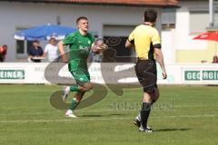 Bezirksliga - Saison 2024/25 - SV Manching - TSV Jetzendorf - Der 2:3 Anschlusstreffer durch Sebastian Graßl (Nr.10 - SV Manching) - jubel  - Foto: Meyer Jürgen