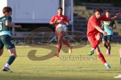 Bayernliga Nord - Saison 2023/2024 - FC Ingolstadt 04 - SSV Jahn Regensburg - Arian Llugiqi rot FCI - Trifft zum 1:0 Führungstreffer - jubel - Foto: Meyer Jürgen