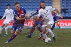 3. Liga - KFC Uerdingen 05 - FC Ingolstadt 04 - Fatih Kaya (9, FCI) Schneider Leon (15 KFC)