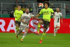 DFB Pokal - Saison 2021/2022 - Borussia Dortmund - FC Ingolstadt 04 - Marc Stendera (#10 FCI) - Axel Witsel (#28 Dortmund) - Foto: Stefan Bösl