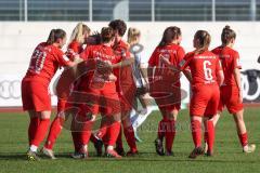 2. Fußball-Liga - Frauen - Saison 2022/2023 - FC Ingolstadt 04 - FSV Gütersloh - Der 1:0 Führungstreffer durch per Handelfmeter durch Ebert Lisa (Nr.10 - FC Ingolstadt 04 ) - jubel - Foto: Meyer Jürgen