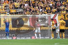 3. Liga; SG Dynamo Dresden - FC Ingolstadt 04; Torwart Marius Funk (1, FCI) Borkowski Dennis (29 DD)