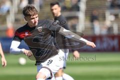 3. Liga; Borussia Dortmund II - FC Ingolstadt 04; vor dem Spiel Tim Heike (9, FCI)