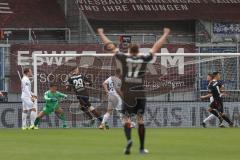 3. Liga - SV Wehen Wiesbaden - FC Ingolstadt 04 - Tor Jubel 1:0 Gustaf Nilsson (SVW 29), Torwart Fabijan Buntic (24, FCI) Florian Carstens (17 SVW)