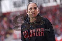 3. Liga; Rot-Weiss Essen - FC Ingolstadt 04; vor dem Spiel Cheftrainerin Sabrina Wittmann (FCI)