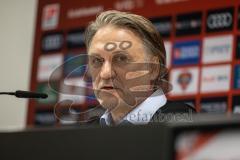 2.BL; FC Ingolstadt 04 - Dietmar Beiersdorfer, neuer Geschäftsführers Sport und Kommunikation, Pressekonferenz, Geschäftsführers Dietmar Beiersdorfer (FCI Sport Kommunikation)