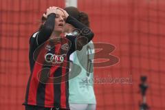 2. Bundesliga Frauen - Saison 2025/26 - FC Ingolstadt 04 Frauen - FFC Turbine Potsdam - Stefanie Reischmann (Nr.24 - FC Ingolstadt Frauen I) mit einer Torchance - enttäuscht  - Foto: Meyer Jürgen