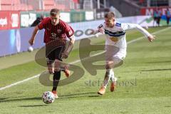 3. Liga - FC Ingolstadt 04 - Waldhof Mannheim - Stefan Kutschke (30, FCI) Just Jan (22 Mannheim)