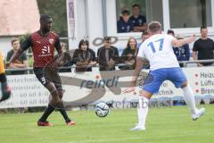 Testspiel; 3. Liga; TSV Berching - FC Ingolstadt 04; Daouda Beleme (9, FCI) Zweikampf Kampf um den Ball
