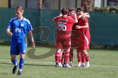 Kreisklasse - Saison 2024/25- Türk SV Ing - FC Arnsberg -  Der 1:0 Führungstreffer durch - Avni Avdijaj rot Türk SV - jubel - Foto: Meyer Jürgen