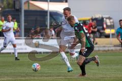 Testspiel - SpVgg Greuther Fürth - FC Ingolstadt 04 - Schmidt Patrick (Nr.9 - FCI) - Griesbeck Sebastian (#22 Fürth) - Foto: Jürgen Meyer