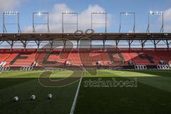 3. Liga; FC Ingolstadt 04 - 
SV Sandhausen; Audi Sportpark vor dem Spiel