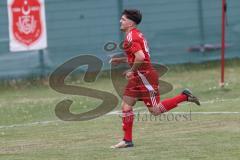 Kreisklasse - Saison 2024/25- Türkisch SV Ingolstadt - FC Gelbelsee-  - Baha Asici rot Türkisch - jubel - schiesst ein Tor  - XXXXX - Foto: Meyer Jürgen