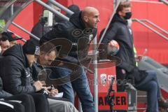 2.BL; FC Ingolstadt 04 - Karlsruher SC; Cheftrainer André Schubert (FCI) Co-Trainer Asif Saric (FCI)