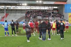 3. Liga - Saison 2025/26 - SV Wehen/Wiesbaden - FC Ingolstadt 04  -  die Spieler bedanken sich bei den Fans -   - XXXXX - Foto: Meyer Jürgen