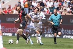 3. Liga; FC Ingolstadt 04 - Arminia Bielefeld; David Kopacz (29, FCI) Lannert Christopher (24 AB) Corboz Mael (6 AB)