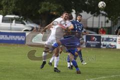 Kreisklasse - Saison 2023/2024 - TSV Großmehring - SV Buxheim - Alex Libeg weiss Buxheim - Manuel Amon blau Großmehring - Foto: Meyer Jürgen