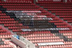 3. Liga - FC Ingolstadt 04 - 1. FC Saarbrücken - Spruchband Fans Choreo