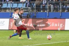 2.BL; Hamburger SV - FC Ingolstadt 04; Torschuß, Marc Stendera (10, FCI)