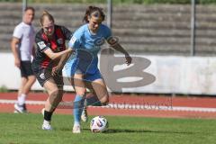 *** 2. Bundesliga Frauen - Saison 2025/26 - FC Ingolstadt 04 Frauen - Victoria Berlin - Nina Penzkofer (Nr.29 - FC Ingolstadt Frauen I) - Höfker Anna blau Berlin - Foto: Meyer Jürgen