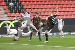 2.BL; FC Ingolstadt 04 - SG Dynamo Dresden; Torchnace Christian Gebauer (22, FCI) Sollbauer Michael (21 Dresden) Stefan Kutschke (30, FCI)