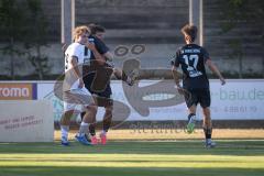Landesliga - Saison 2026/27 - SV Manching - VFR Neuburg - Der 1:0 Führungstreffer durch Kevin Csatari (Nr.15 - SV Manching) - jubel - XXXXX - Foto: Meyer Jürgen