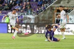 3. Liga; Erzgebirge Aue - FC Ingolstadt 04; Torchance Felix Keidel (43, FCI) Lukas Fröde (34, FCI)