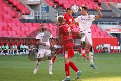 Toto Pokal - Saison 2022/2023 - FC Ingolstadt 04 - Türkspor Augsburg - Arian Llugiqi (Nr.25 - FCI) - Justin Butler (Nr.31 - FCI) -  Foto: Meyer Jürgen