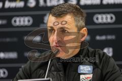 3. Liga; FC Ingolstadt 04 - 
Rot-Weiss Essen; Pressekonferenz Interview Cheftrainer Michael Köllner (FCI)