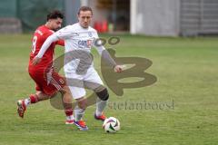 Kreisklasse - Saison 2025/26- Türk SV Ingolstadt - MTV Ingolstadt-  - Mykola Bilotserkivets weiss MTV - Daniel Drotleff rot Türkisch - Foto: Meyer Jürgen