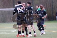 Kreisliga - Saison 2023/24 - FC Fatih Ingolstadt - SV Denkendorf - Der 1:1 Ausgleichstreffer durch Akif Abasikeles schwarz Fatih - jubel - XXXXX - Foto: Meyer Jürgen