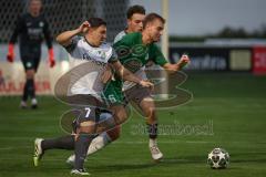 Landesliga - Saison 2026/27 - SV Manching - SC Cosmos Aystetten - Dzenis Seferovic (Nr.6 - SV Manching) - Burda Marcel weis Aystetten  - Foto: Meyer Jürgen