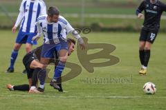 Kreisliga - Saison 2025/26- SV Karlshuld - SV Menning - Stefan Spiess weiss Karlskron - Marcel Hubner schwarz Menning  - Foto: Meyer Jürgen