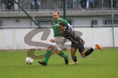 2023_10_21 - Kreisliga - Saison 2023/24 - FC Gerolfing - FC Fatih Ingolstadt - Peter Veit schwarz Fatih - Den Lovric
grün Gerolfing - Foto: Meyer Jürgen