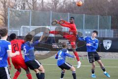 A - Junioren Bundesliga Süd/Südwest -  Saison 2021/2022 - FC Ingolstadt 04 - 1. FC Saarbrücken - Nduka Donald (#4 FCI) - Foto: Meyer Jürgen