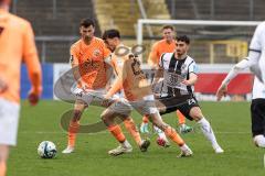 3. Liga; SSV Ulm 1846 - FC Ingolstadt 04; Arian Llugiqi (25, FCI) Lukas Fröde (34, FCI) Kastanaras Thomas (24 Ulm)