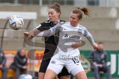 2. Fußball-Liga - Frauen - Saison 2022/2023 - FC Ingolstadt 04 - Eintracht Frankfurt II - Yvonne Dengscherz (Nr.23 - FCI Frauen) - Reuter Karla weiss Frankfurt - Foto: Meyer Jürgen