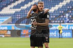 3. Liga - MSV Duisburg - FC Ingolstadt 04 - Tor Jubel 1:5 Filip Bilbija (35, FCI) Robin Krauße (23, FCI)