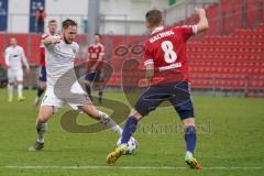 3. Liga - SpVgg Unterhaching - FC Ingolstadt 04 - Michael Heinloth (17, FCI) Dombrowka Max (8 SpVgg)