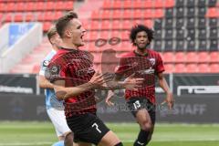 3. Liga - FC Ingolstadt 04 - TSV 1860 München - Torchance Verpasst Dennis Eckert Ayensa (7, FCI) ärgert sich