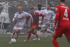 3. Liga; Testspiel, FC Ingolstadt 04 - 1. FC Heidenheim; Tobias Bech (11, FCI) Burnic, Denis (20 HDH) Denis Linsmayer (23, FCI)