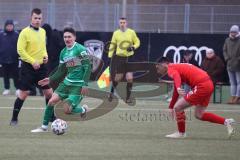 Freundschaftsspiel - Saison 2022/2023 - FC Ingolstadt 04 - VFB Eichstätt - Keidel Felix (Nr.6 - Fc Ingolstadt 04 II) - Fries Jonas grün Eichstätt - Foto: Meyer Jürgen