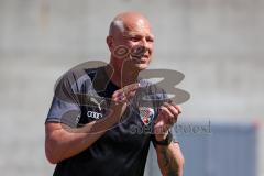 2. Frauen-Bundesliga - Saison 2021/2022 - FC Ingolstadt 04 - TSG 1899 Hoffenheim - Thorsten Splieth Co-Trainer (FCI) - motiviert die Spielerinnen - Foto: Meyer Jürgen